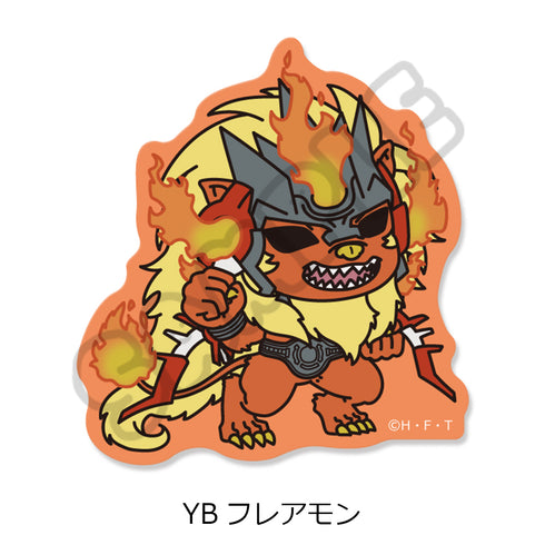『DIGIMON BEATBREAK』第3弾 クリアカードステッカー YB フレアモン