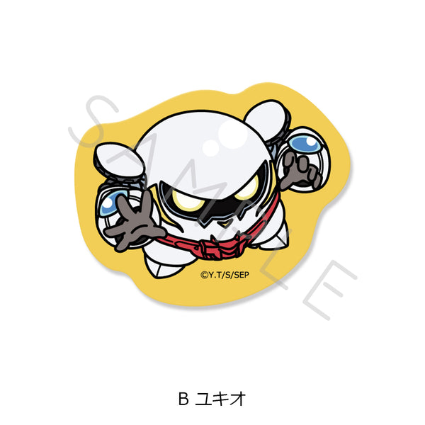 『スノウボールアース』クリアダイカットステッカー B ユキオ