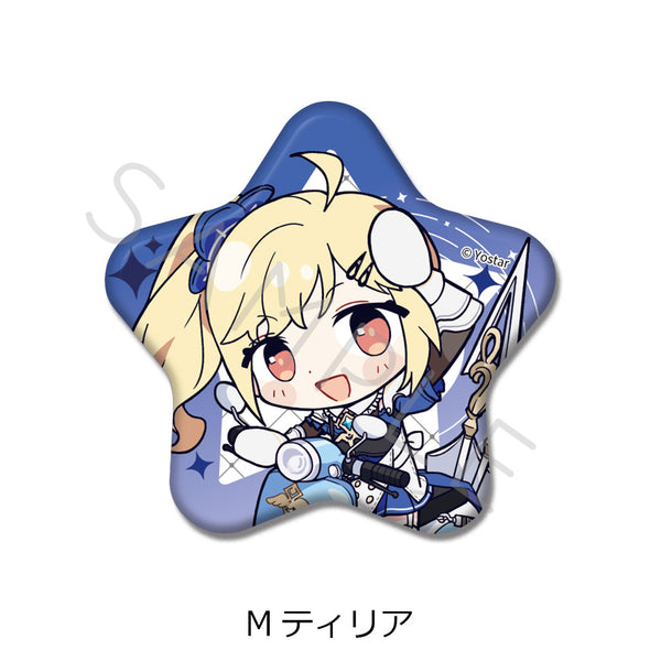 『ステラソラ』星型缶バッジ M ティリア