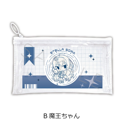 『ステラソラ』フラットクリアポーチ B 魔王ちゃん