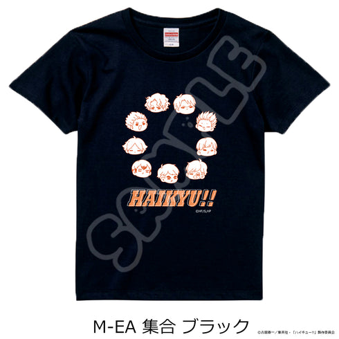 『ハイキュー!!』第11弾 Tシャツ M-EA 集合 ブラック Mサイズ