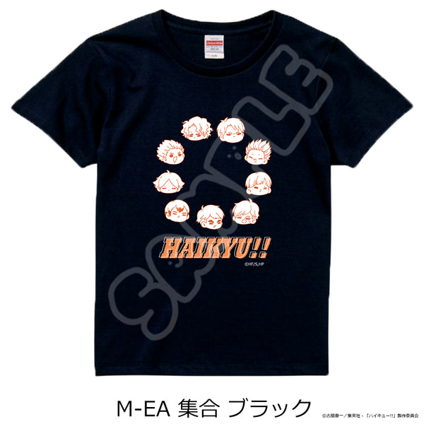 『ハイキュー!!』第11弾 Tシャツ M-EA 集合 ブラック XLサイズ