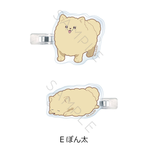 『氷の城壁』前髪クリップ E ぽん太