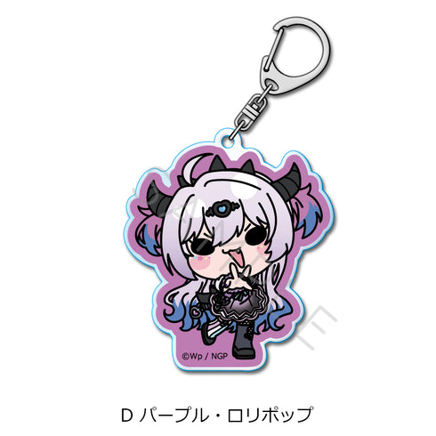 『NEEDY GIRL OVERDOSE』アクリルキーホルダー D パープル・ロリポップ