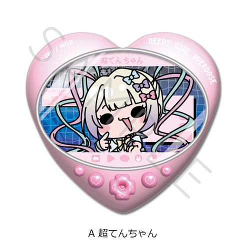 『NEEDY GIRL OVERDOSE』ハート型缶バッジ A 超てんちゃん