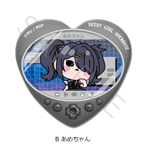 『NEEDY GIRL OVERDOSE』ハート型缶バッジ B あめちゃん
