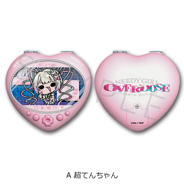 『NEEDY GIRL OVERDOSE』ハート型コンパクトミラー A 超てんちゃん