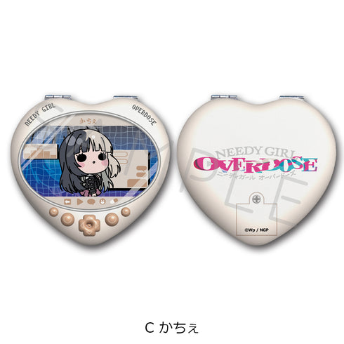 『NEEDY GIRL OVERDOSE』ハート型コンパクトミラー C かちぇ