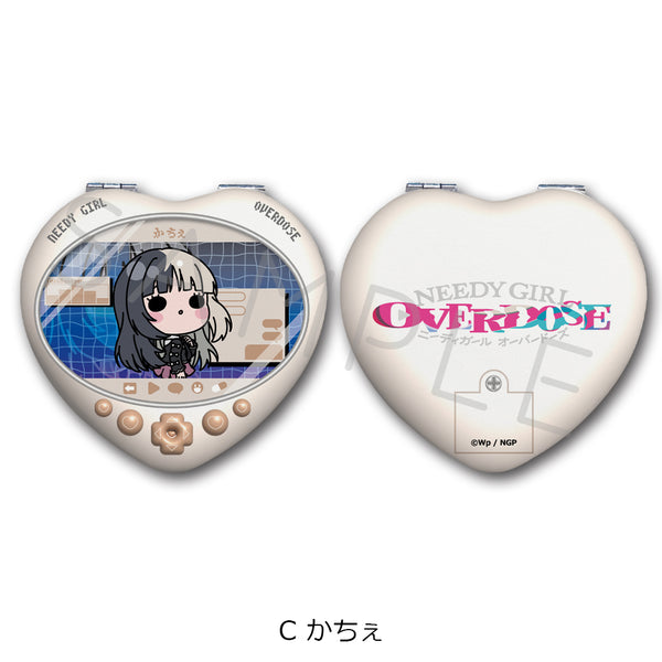 『NEEDY GIRL OVERDOSE』ハート型コンパクトミラー C かちぇ