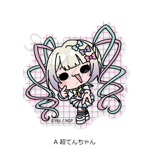 『NEEDY GIRL OVERDOSE』クリアカードステッカー A 超てんちゃん