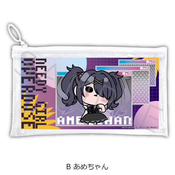 『NEEDY GIRL OVERDOSE』フラットクリアポーチ B あめちゃん