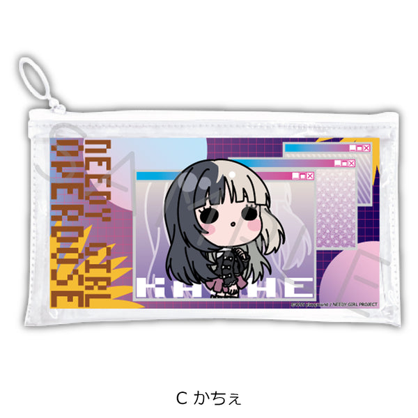 『NEEDY GIRL OVERDOSE』フラットクリアポーチ C かちぇ