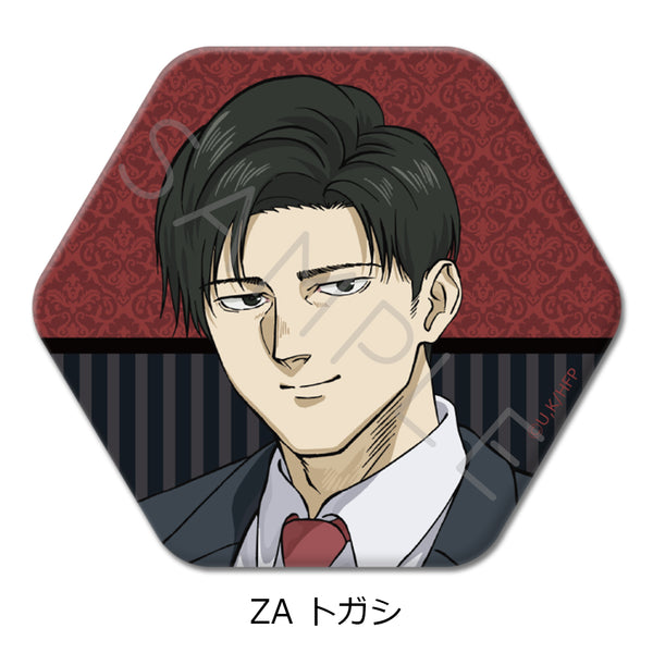 『ひゃくえむ。』第2弾 六角形缶バッジ ZA トガシ