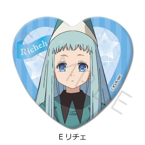 『とんがり帽子のアトリエ』ハート型缶バッジ E リチェ