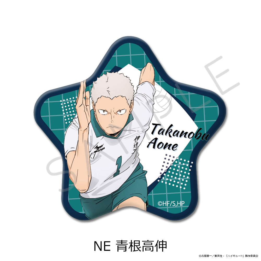 ハイキュー!!』第12弾 星型缶バッジ NE 青根高伸 - Anime Store.JP
