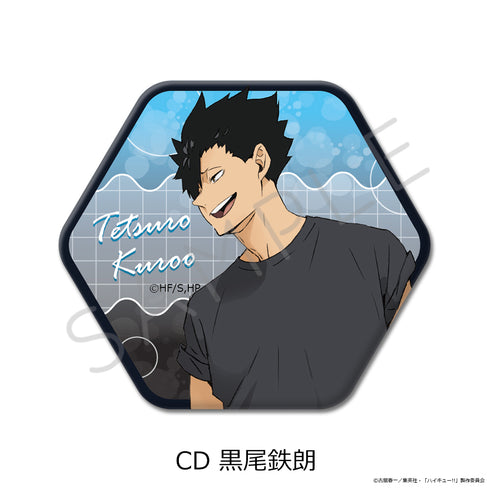 『ハイキュー!!』第13弾 六角形缶バッジ CD 黒尾鉄朗
