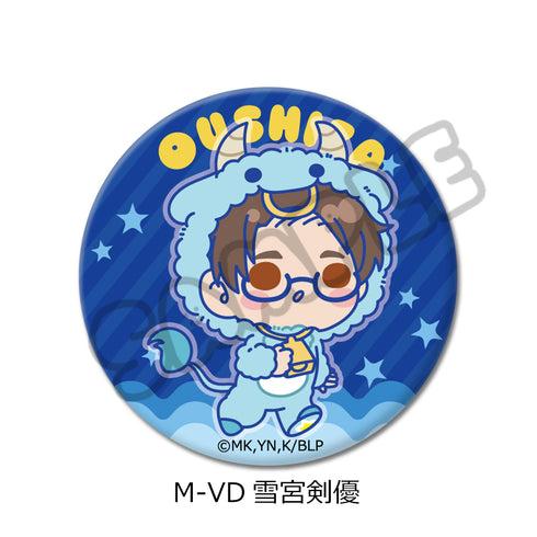 『ブルーロック』第11弾 丸形缶バッジ(57mm) M-VD 雪宮剣優
