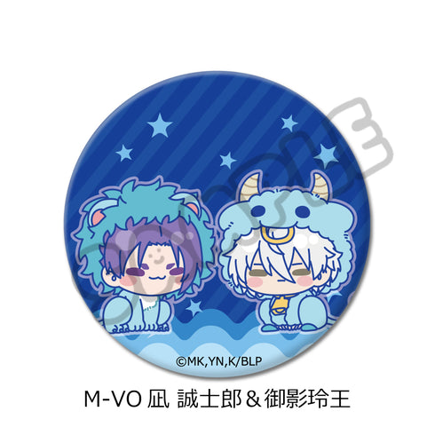 『ブルーロック』第11弾 丸形缶バッジ(57mm) M-VO 凪誠士郎&御影玲王