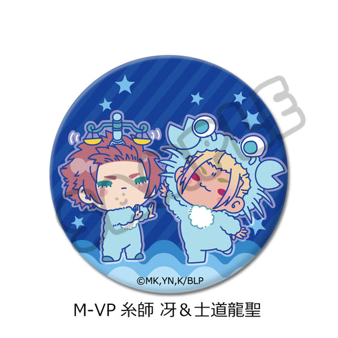『ブルーロック』第11弾 丸形缶バッジ(57mm) M-VP 糸師冴&士道龍聖