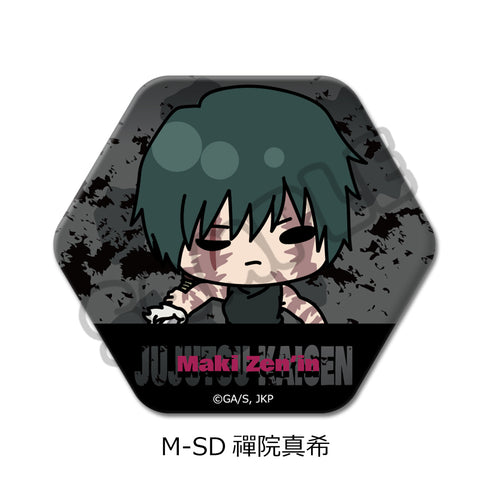『呪術廻戦 第3期 死滅回游』第2弾 六角形缶バッジ M-SD 禪院真希