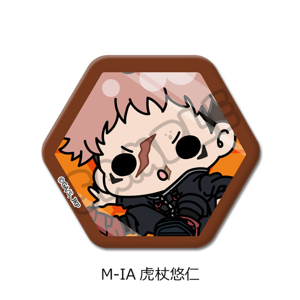 『呪術廻戦 第3期 死滅回游』第3弾 六角形缶バッジ M-IA 虎杖悠仁