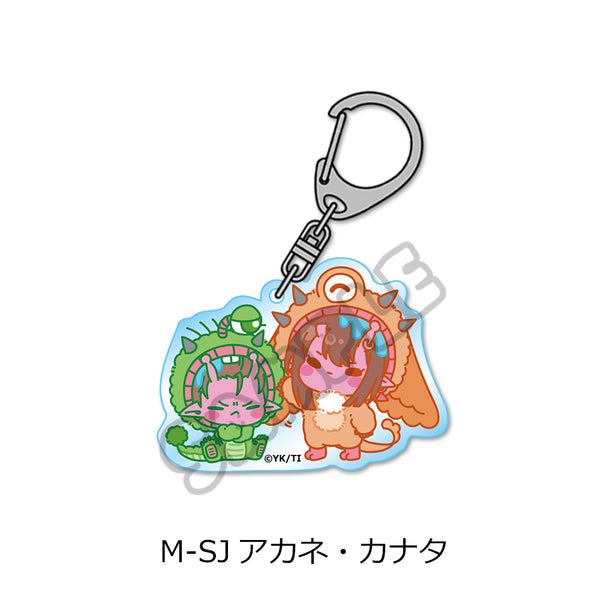『銀河特急 ミルキー☆サブウェイ』アクリルキーホルダー(mochocho第2弾) M-SJ アカネ・カナタ