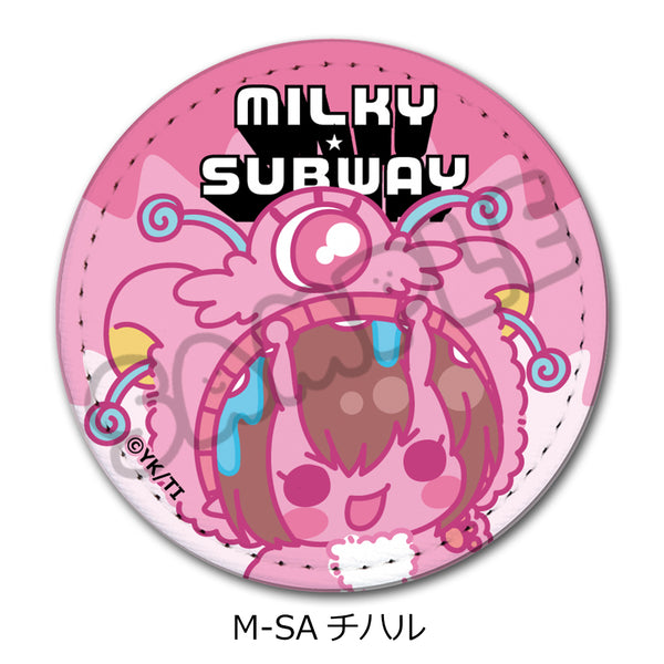 『銀河特急 ミルキー☆サブウェイ』レザーバッジ(丸形)(mochocho第2弾) M-SA チハル