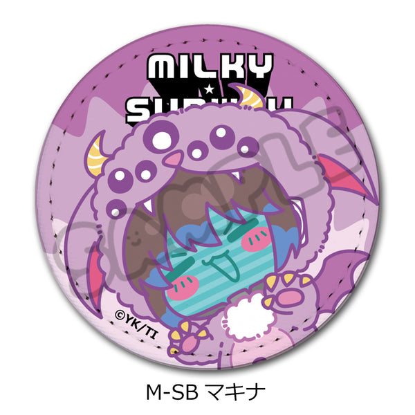 『銀河特急 ミルキー☆サブウェイ』レザーバッジ(丸形)(mochocho第2弾) M-SB マキナ