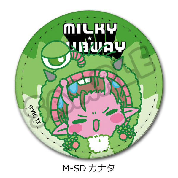 『銀河特急 ミルキー☆サブウェイ』レザーバッジ(丸形)(mochocho第2弾) M-SD カナタ