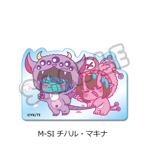 『銀河特急 ミルキー☆サブウェイ』アクリルミニブロック(mochocho第2弾) M-SI チハル・マキナ