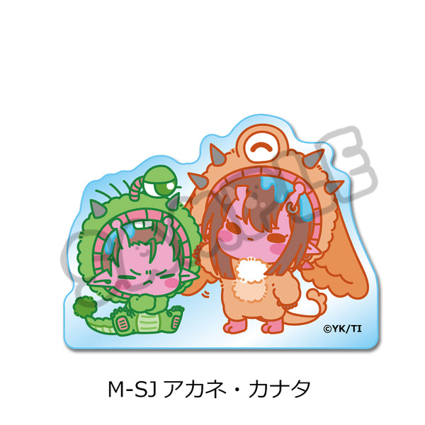 『銀河特急 ミルキー☆サブウェイ』アクリルミニブロック(mochocho第2弾) M-SJ アカネ・カナタ