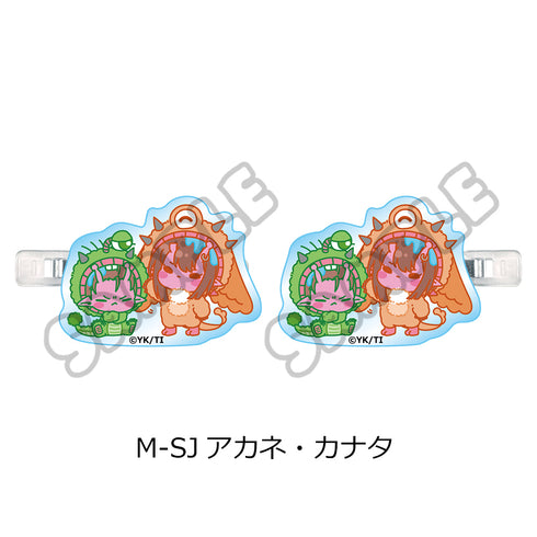 『銀河特急 ミルキー☆サブウェイ』前髪クリップ(mochocho第2弾) M-SJ アカネ・カナタ
