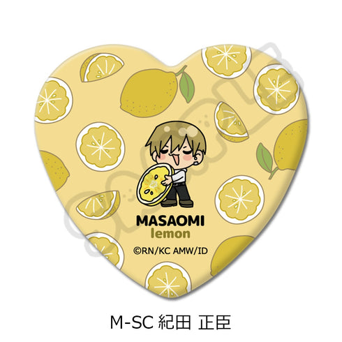 『デュラララ!!×2』第2弾 ハート型缶バッジ M-SC 紀田正臣