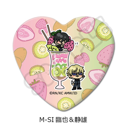 『デュラララ!!×2』第2弾 ハート型缶バッジ M-SI 臨也&静雄