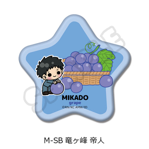 『デュラララ!!×2』第2弾 星形缶バッジ M-SB 竜ヶ峰帝人