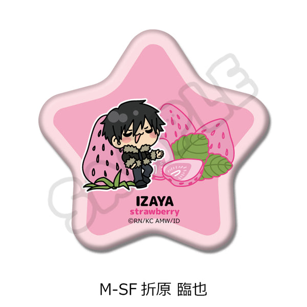 『デュラララ!!×2』第2弾 星形缶バッジ M-SF 折原臨也
