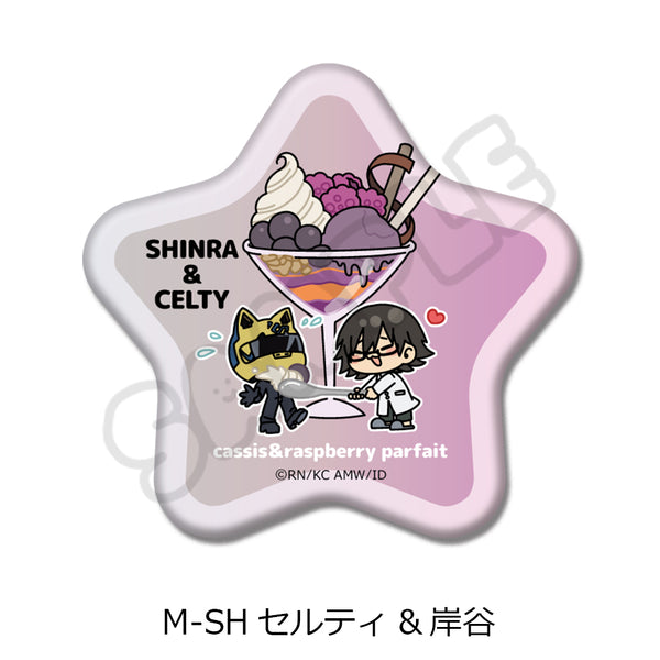 『デュラララ!!×2』第2弾 星形缶バッジ M-SH セルティ&岸谷