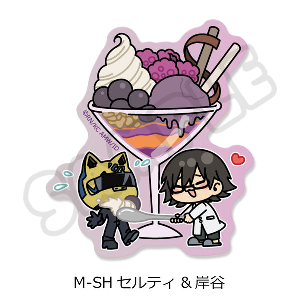 『デュラララ!!×2』第2弾 クリアステッカー M-SH セルティ&岸谷