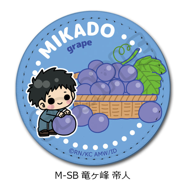 『デュラララ!!×2』第2弾 レザーバッジ(丸形) M-SB 竜ヶ峰帝人