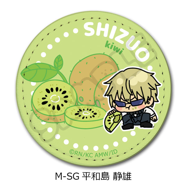 『デュラララ!!×2』第2弾 レザーバッジ(丸形) M-SG 平和島静雄