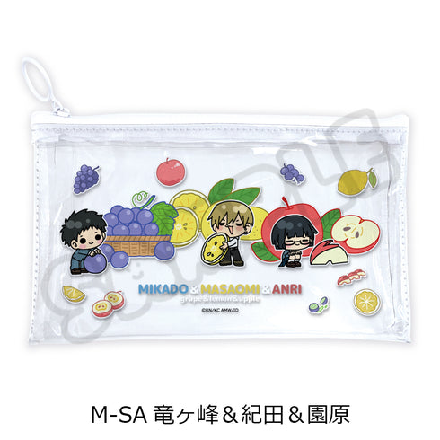 『デュラララ!!×2』第2弾 フラットクリアポーチ M-SA 竜ヶ峰&紀田&園原