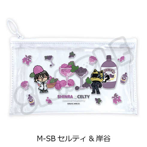 『デュラララ!!×2』第2弾 フラットクリアポーチ M-SB セルティ&岸谷