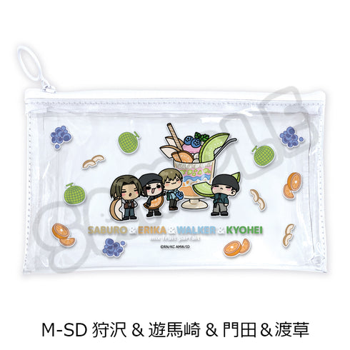 『デュラララ!!×2』第2弾 フラットクリアポーチ M-SD 狩沢&遊馬崎&門田&渡草