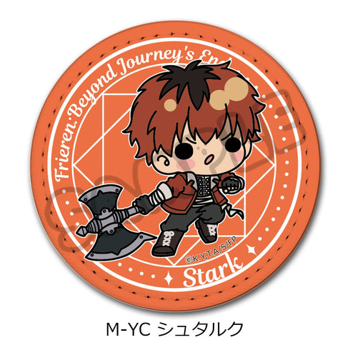 《葬送的弗莉蓮》第3彈 皮革徽章(圓形) M-YC 施塔克