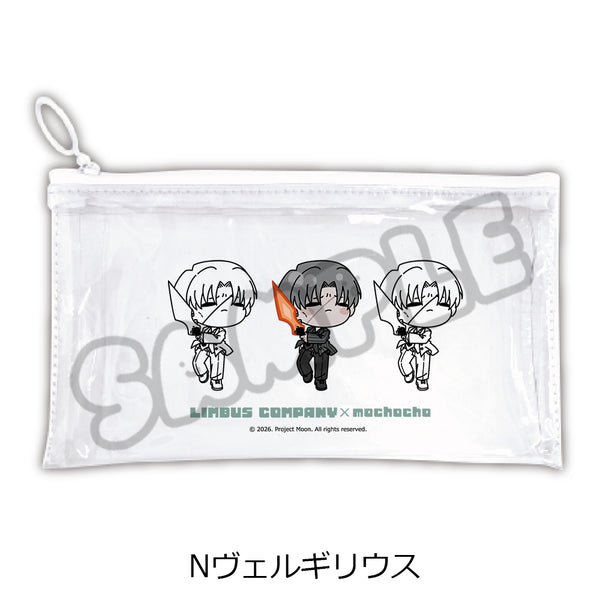 "Limbus Company" Flat Clear Pouch N: Vergilius