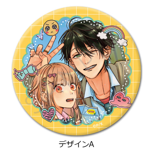 『とことんクズな渡良瀬なのに』3way缶バッジ デザインA