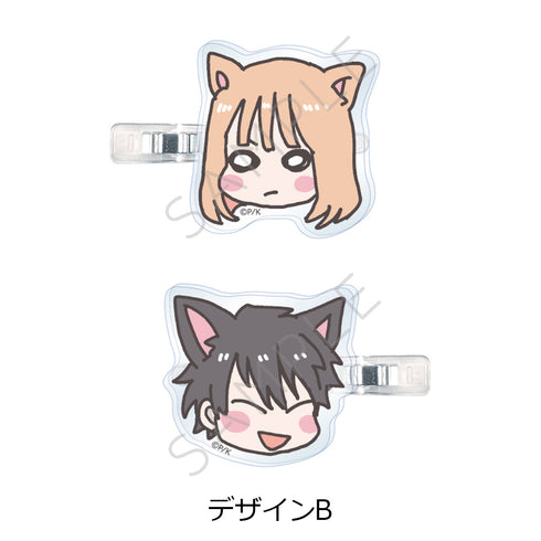 『とことんクズな渡良瀬なのに』前髪クリップ デザインB