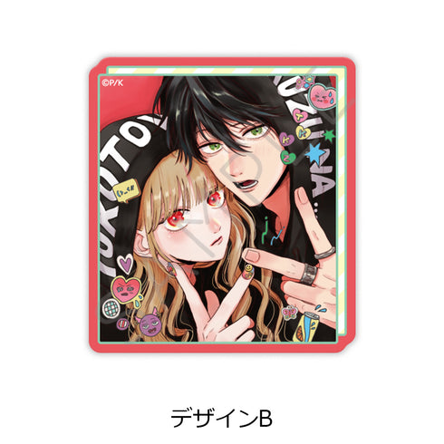 『とことんクズな渡良瀬なのに』クリアステッカー デザインB