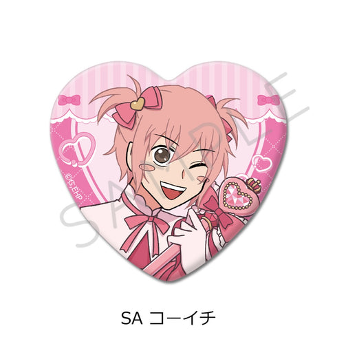"Everyday Host" Series 2: Heart-Shaped Pin Badge SA Koichi