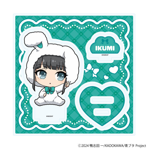 『青春ブタ野郎はサンタクロースの夢を見ない』アクリルスタンドプレート04/赤城郁実 ホワイトウィンターver.(ミニキャライラスト)